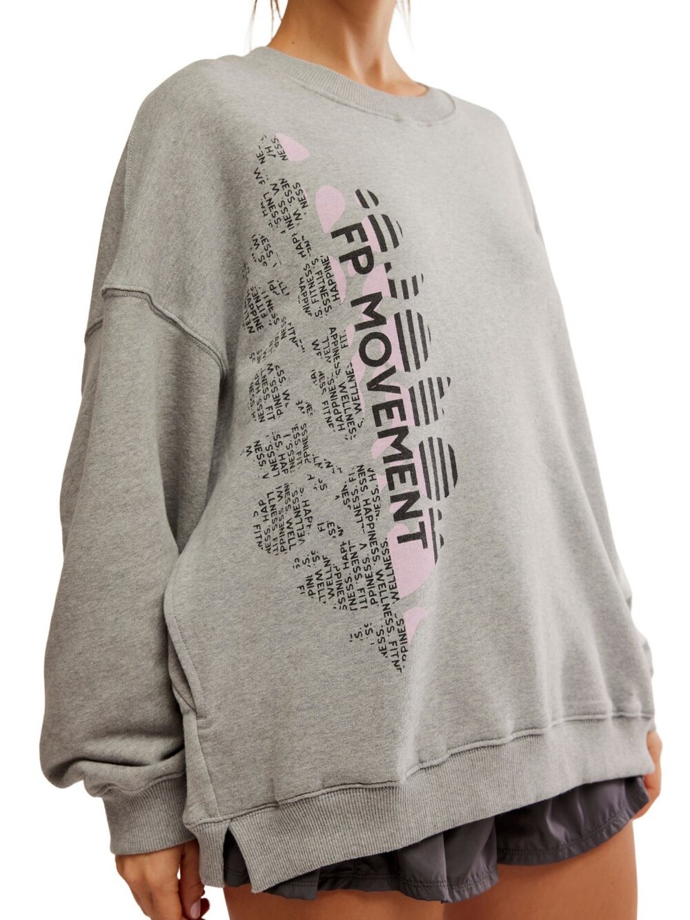 NWT Free People Movement All Star Logo Pullover Sz XL